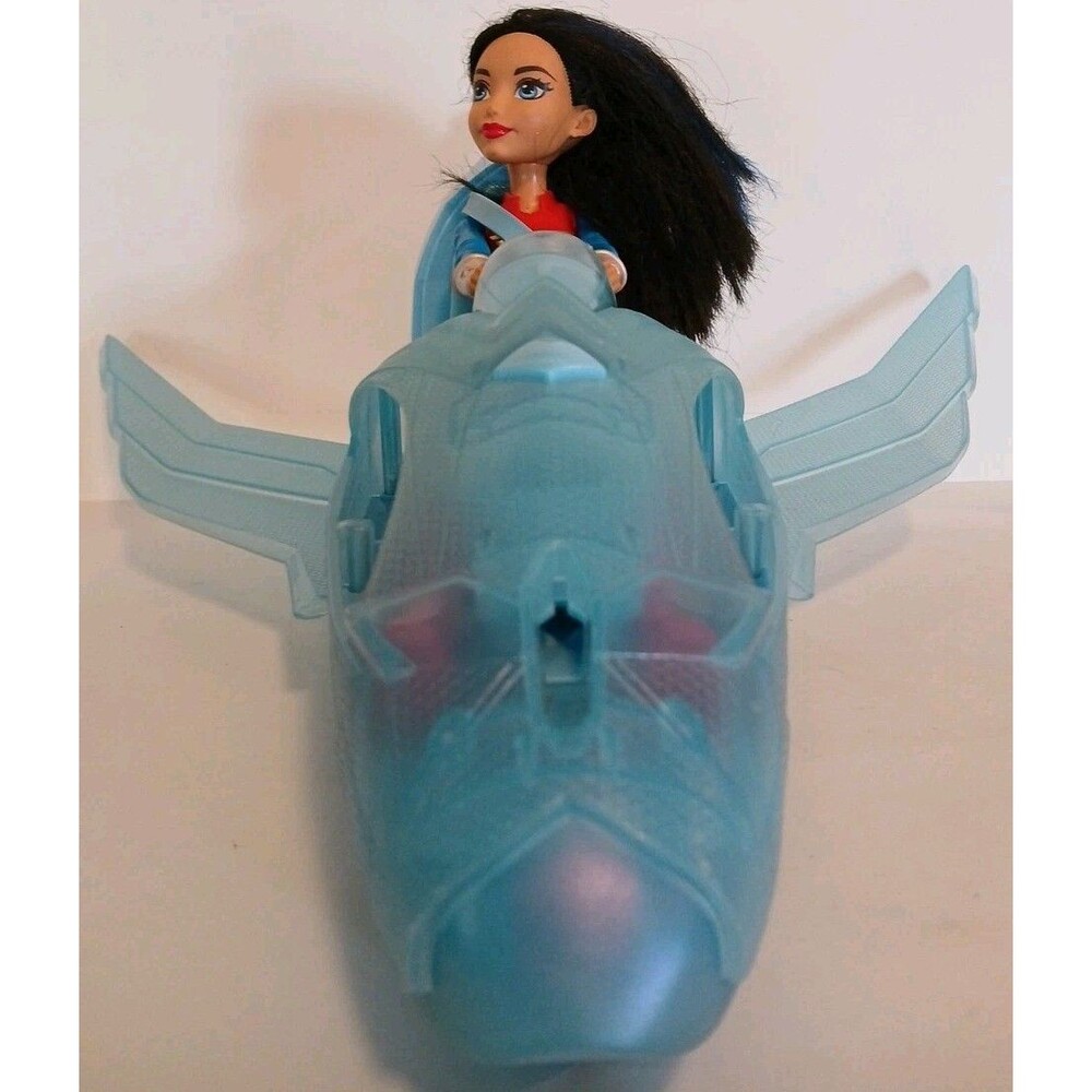 DC 12" Wonder Woman & 16"-20" Invisible Jet Plane Airplane Super Hero Girls 2016